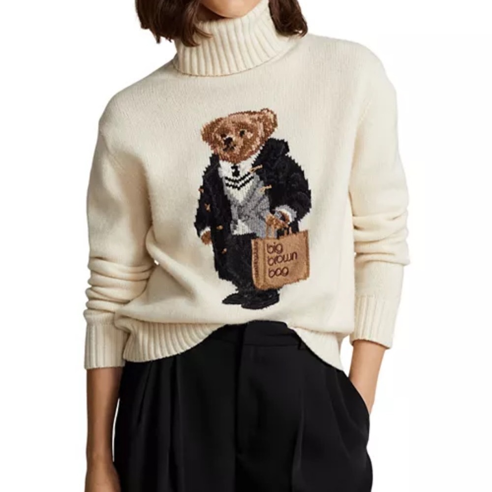 Ralph Lauren Bloomingdale’s Polo Bear Turtleneck Sweater